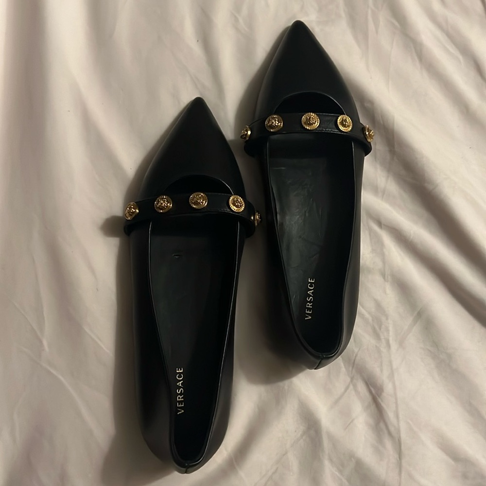 VERSACE BALLET FLATS